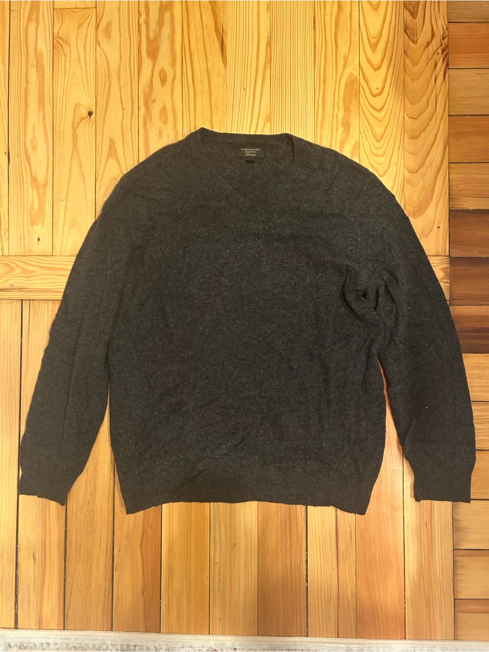 Club Room Men's Dark Charcoal Crewneck Sweater